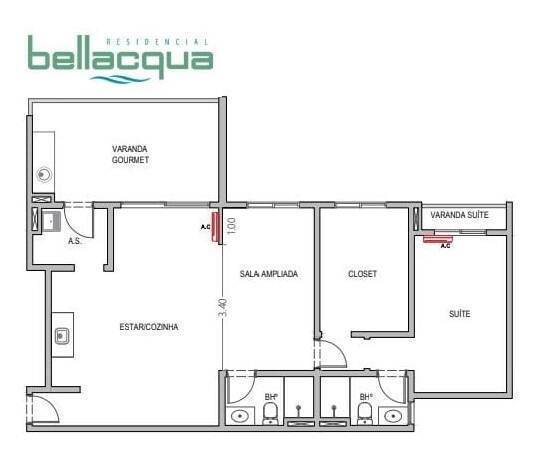 Apartamento à venda com 3 quartos, 90m² - Foto 22