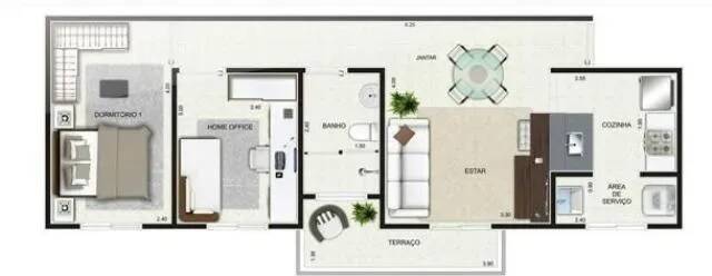 Apartamento à venda com 2 quartos, 54m² - Foto 12