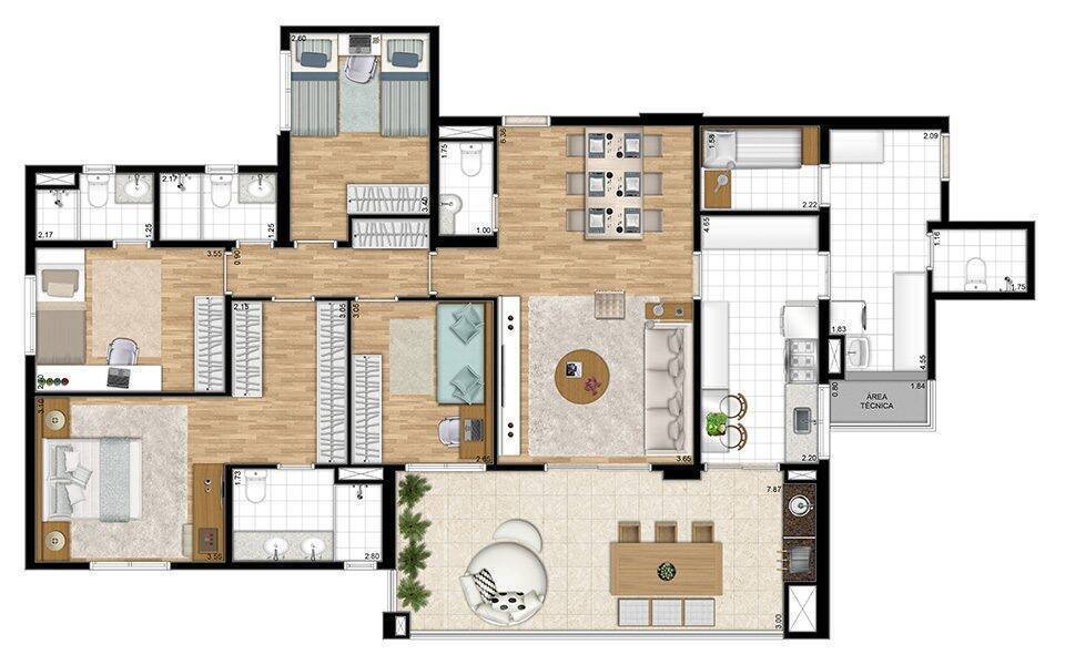 Apartamento à venda com 5 quartos, 155m² - Foto 18