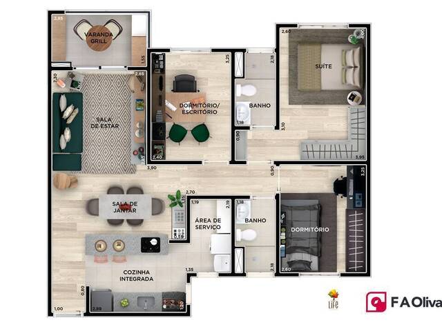 Apartamento para Venda em Jundiaí - 1